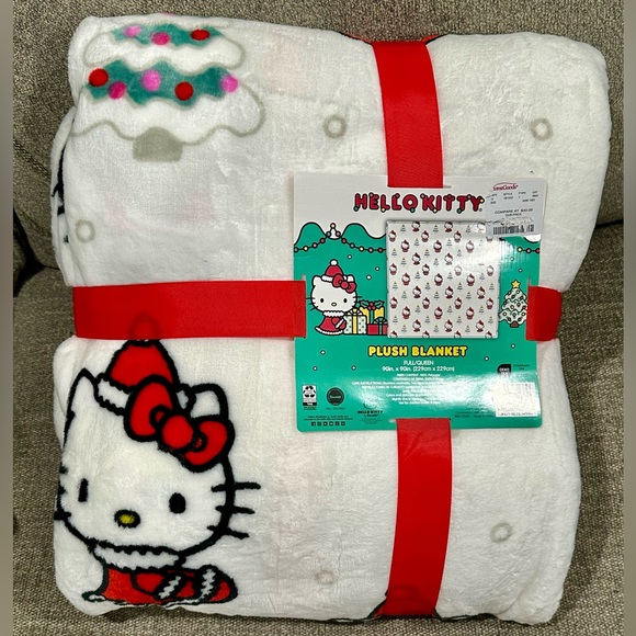 Sanrio Other - NWT Hello Kitty Holiday Blanket- Full/Queen